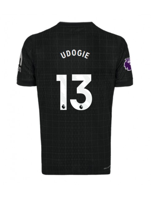 Moški Nogometna dresi replika Tottenham Hotspur Destiny Udogie #13 Gostujoči 2025-26 Kratek rokav Moški Nogometna dresi replika Tottenham Hotspur Destiny Udogie #13 Gostujoči 2025-26 Kratek rokav